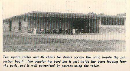 Commerce Drive-In Theatre - Commerce Snackbar 1957 (newer photo)